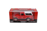 1978 Ford Bronco, Red - Showcasts 71373WR - 1/24 Scale Diecast Model Toy Car