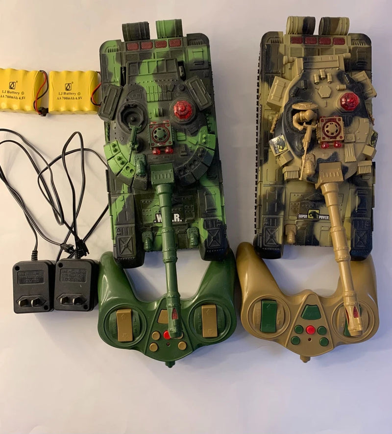 RC tanks remote and battery charger included Battery
