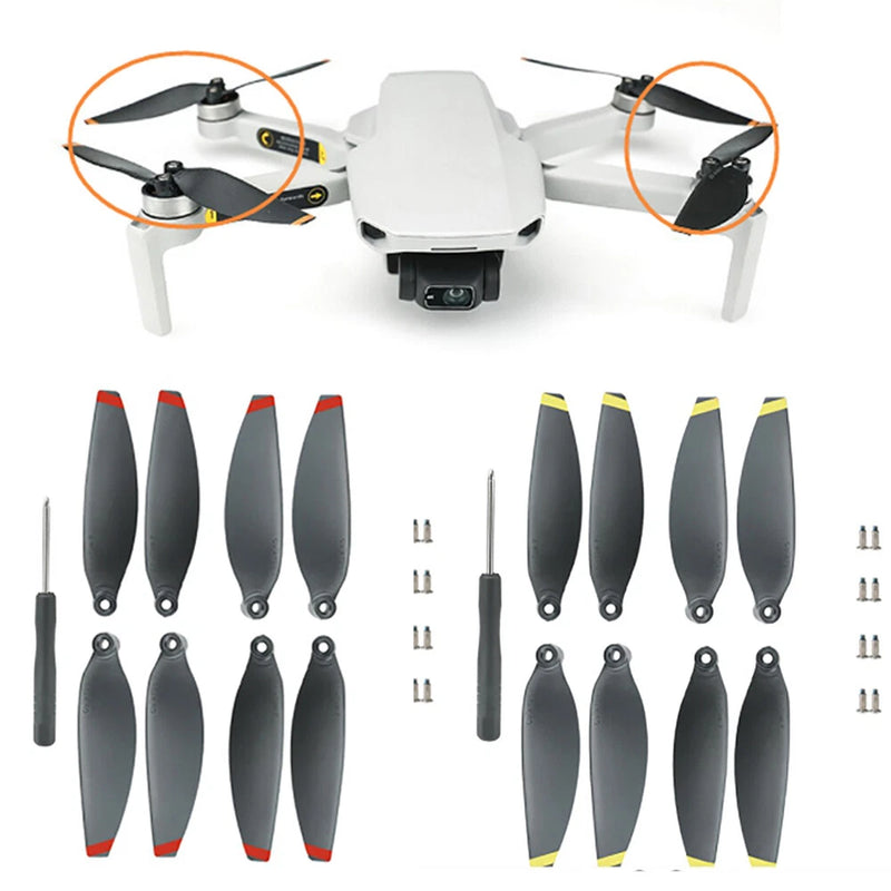For DJI Mavic Mini 2 Drone Propeller Blades Props Quick-Release Low Noise 4726F