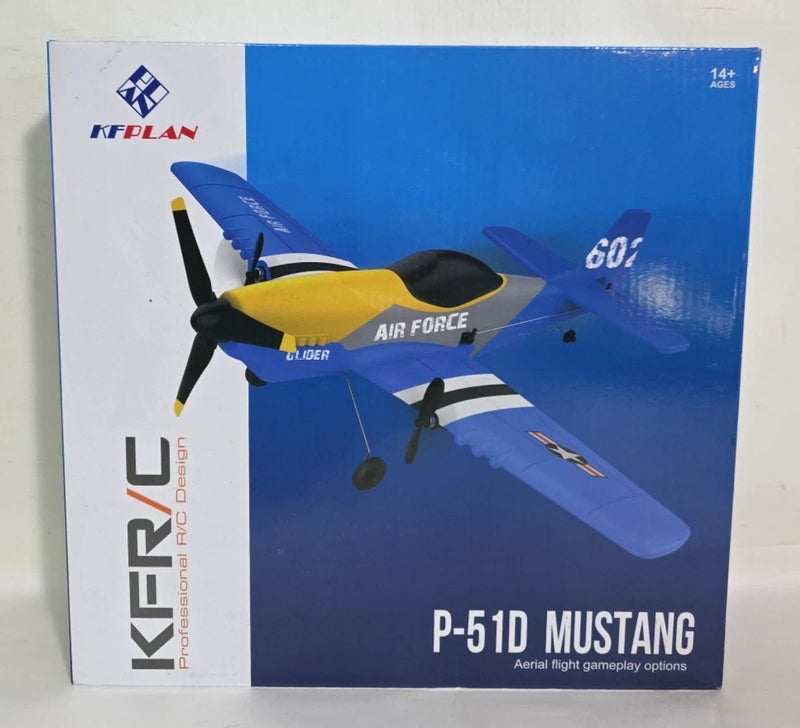 KFPLAN KF602 P-51 Mustang 370mm Wingspan 2.4GHz 3CH Gyro EPP RC Airplane