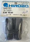Hirobo RC helicopter blade holder grips, black rubber pieces in clear sealed bag