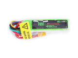 PULSE 450mAh 4S 14.8V 75C - FPV Racing series - Long Pack LiPo Battery