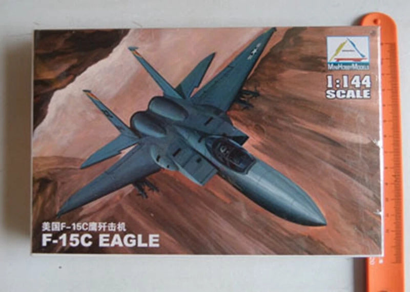 1/144 Plastic Model Kits US F-15C EAGLE Fighter 80421 Assembled Aircraft AGES14+