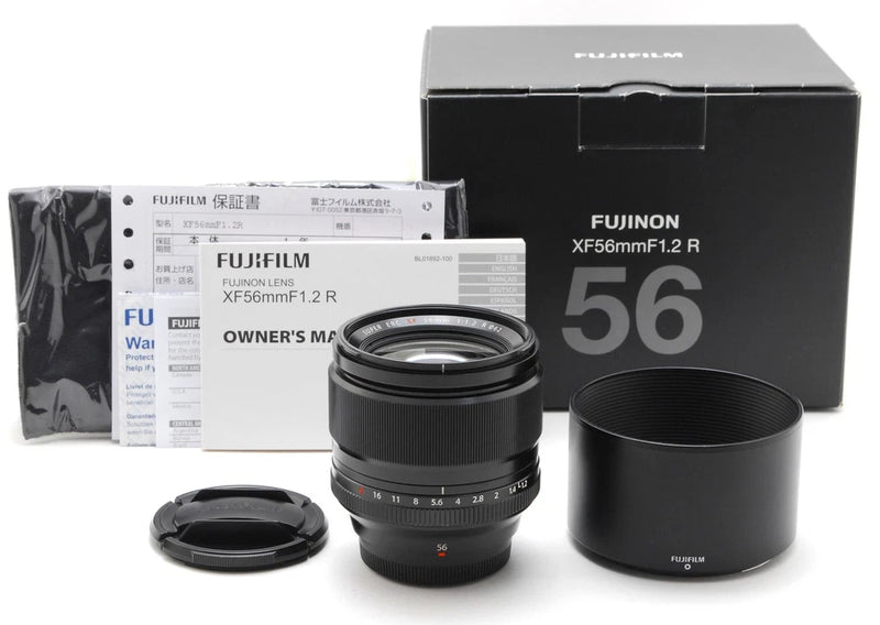 Fujifilm XF 56mm F1.2 R Black [Near MINT in Box] Fujinon Super EBC Fast Lens