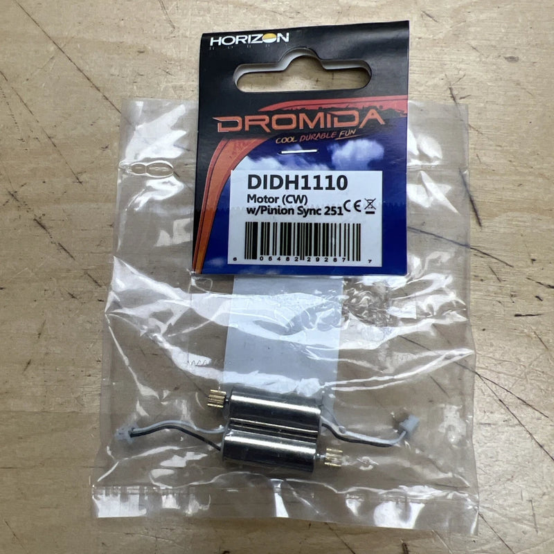 RC motor with pinion sync, Dromida DIDH1110 (CCW), in retail blister pack