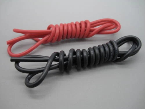 1M #12AWG Soft Silicon Wire (Black 50cm + Red 50cm) for rc toys Lipo battery HOT