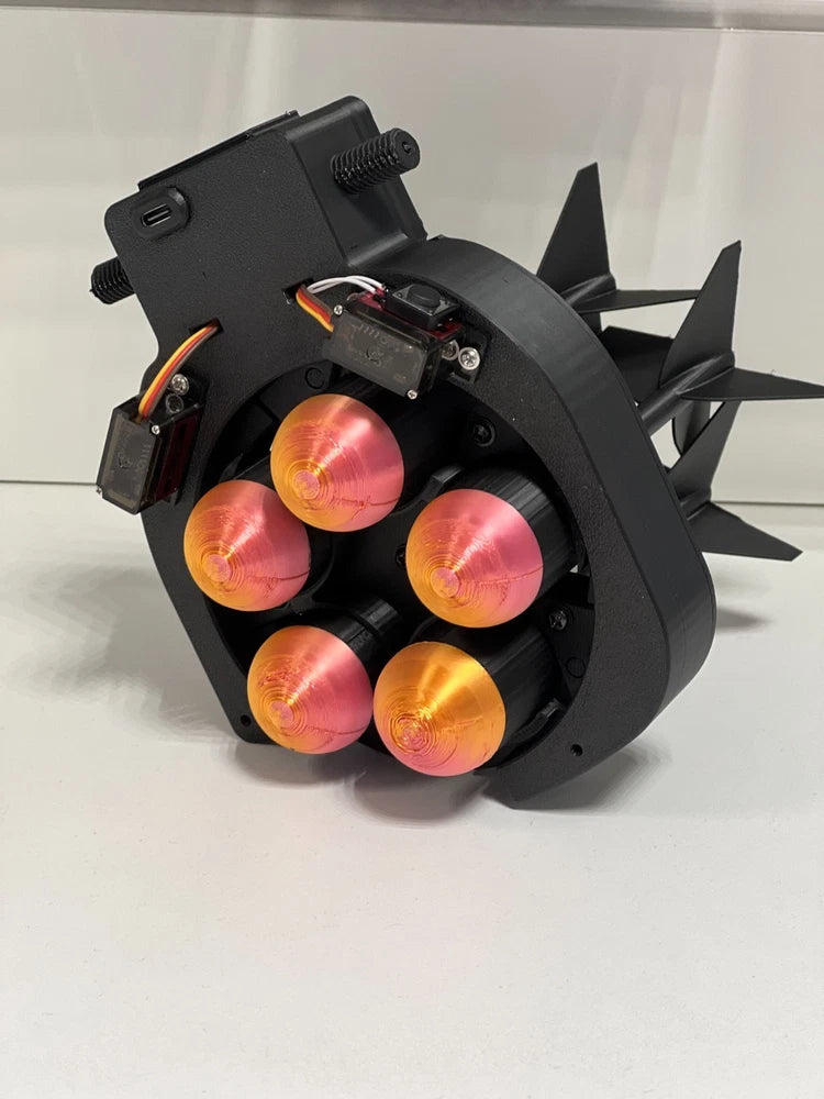 FPV Drone 5-Slot Payload Release System ?C Message Dropper & Accessory Module