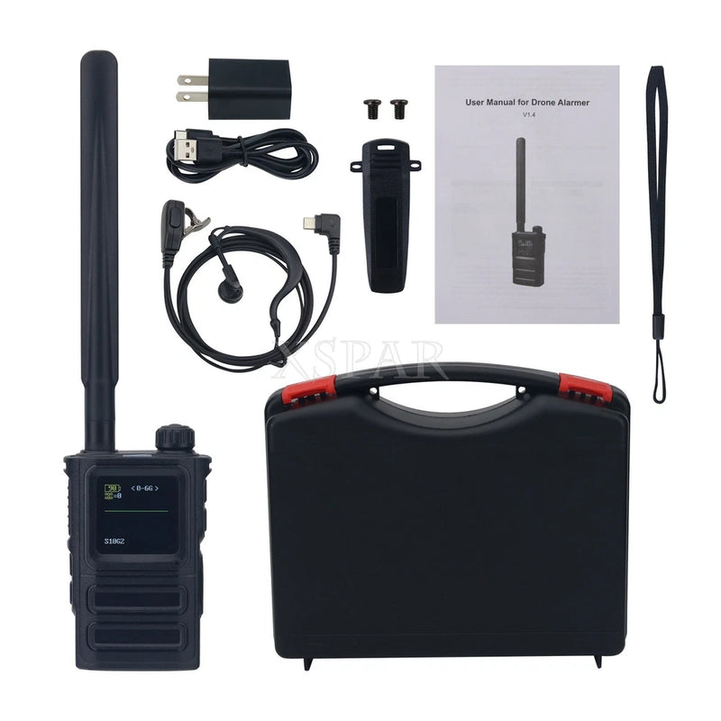 Skydroid S10 Handheld FPV Drone Alarm 1KM Ultra-wide Detection 1.5-in Screen sup