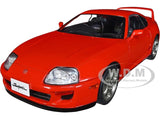 1993 TOYOTA SUPRA MK4 (A80) RHD RED 1/18 DIECAST MODEL CAR BY SOLIDO S1807601