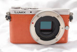 Panasonic LUMIX DMC-GM1 Mirrorless Digital Camera Orange body w/Accessories