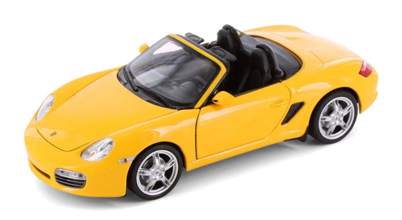 2012 Porsche Boxster S 987 1/24 Scale Diecast Model by Welly - YELLOW