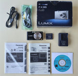Panasonic LUMIX DMC-FX35 Black 10MP Digital Camera with Box and Charger