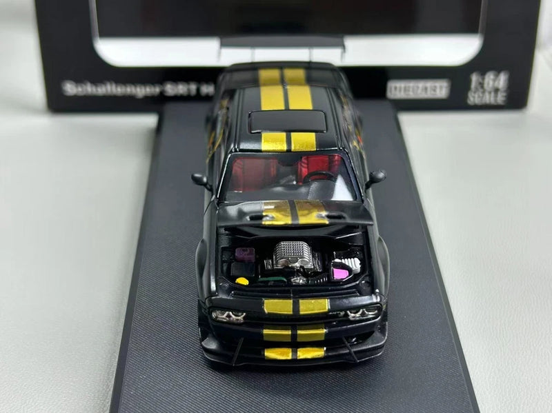 SH 1:64 Dodge SRT Hellcat Diecast Models Car--Black special edition