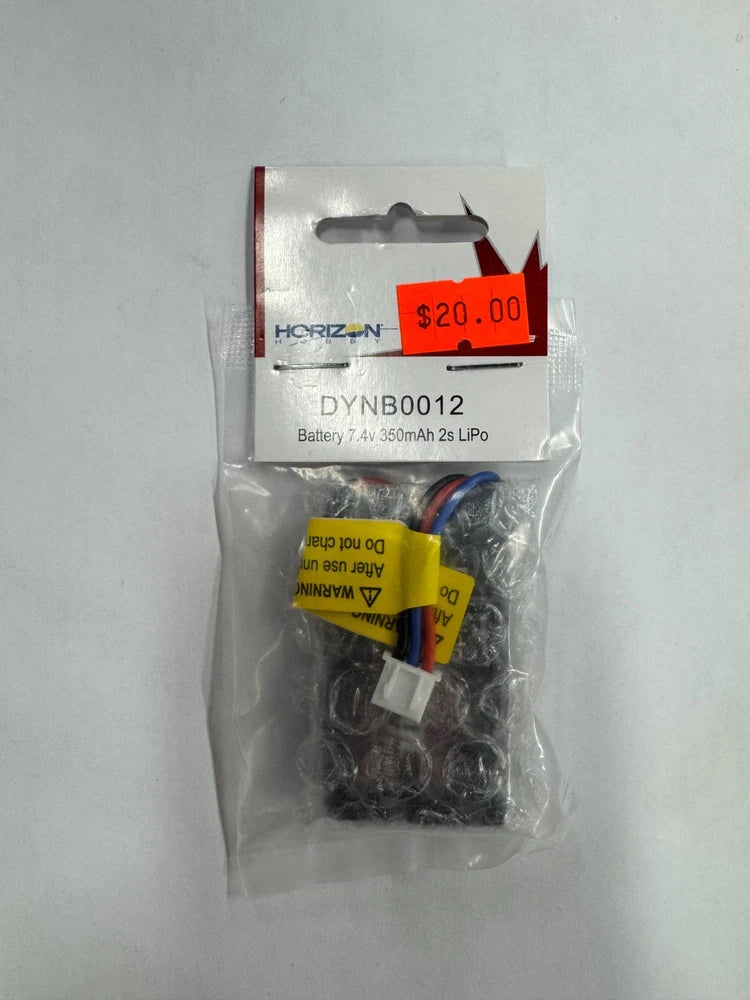 Dynamite 7.4v 350mAh 2S LiPo Battery: SCX24 PH 2.0 RC Battery DYNB0012 Battery