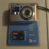 Panasonic LUMIX DMC-LS75 7.2MP Digital Camera - Silver With 2GB Card
