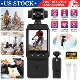 HD 2K Pocket Action Camera 270?? Rotation Mini Vlog Camcorder Handheld Sports Cam