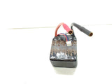 MaxAmps 7.4V LiPo battery pack with silver foil pouch and red/black leads