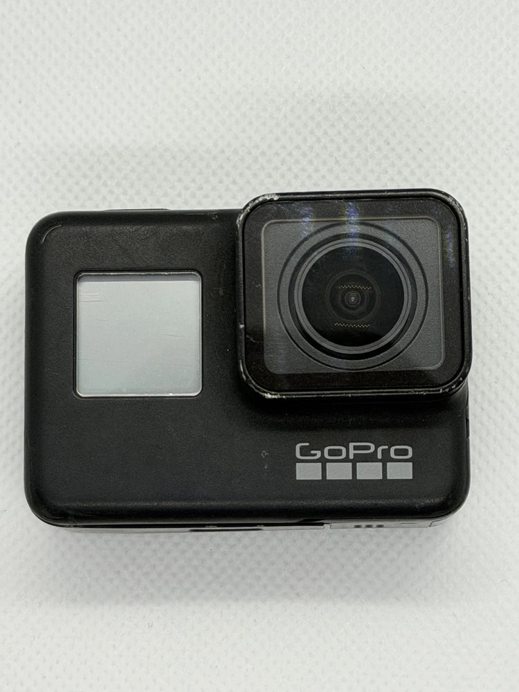 Black GoPro action camera housing with square lens window