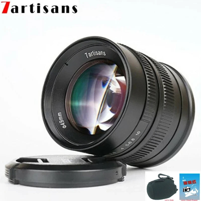 7artisans 55mm F1.4 Manual Focus Lens for Fujifilm X mount Pro3  E3 T4 E2 Camera