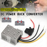 Waterproof 240W Buck Converter 17-60V Input 12V 20A Output for Truck LED Light