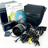 Panasonic Lumix DMC-FZ10 Digital Camera 12x Zoom Full Set From Japan