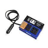 Truck Power Converter Inverter 12V/24V Input to 110V/220V Output 4 Port Chargers