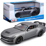 2024 FORD MUSTANG DARK HORSE GRAY 1/24 DIECAST MODEL CAR MAISTO 32925 Grey