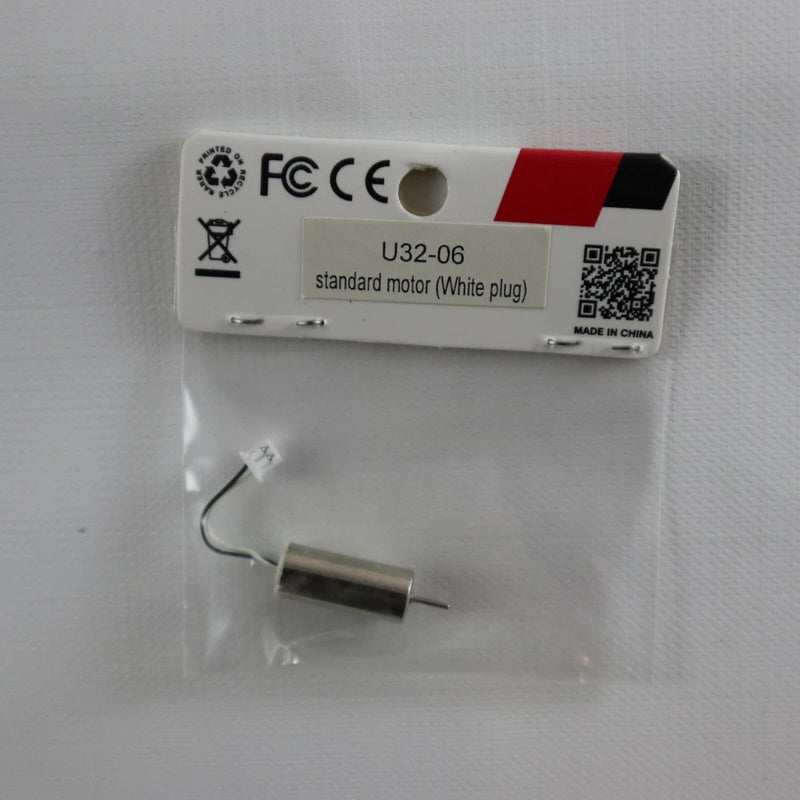 U32-06 standard motor with white plug, small cylindrical RC quad drone part