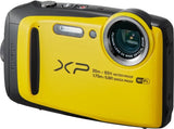 Fujifilm XP120 Digital Camera Yellow Compact Good Condition From Japan