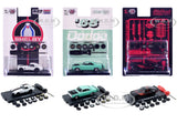 AUTO WHEELS RELEASE 14, 3 PIECE CAR SET 1/64 DIECAST MODELS M2 MACHINES 34001-14