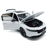 1:18 Scale 2023 Honda Accord Model Car Metal Diecast Toy Cars Doors Open ??White