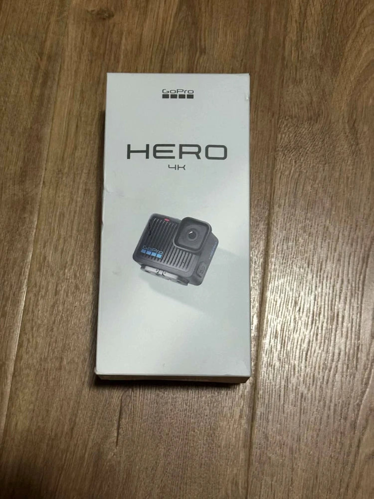 GoPro Hero 4K action camera accessories bundle open box packaging