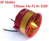 JP Hobby Full Metal 120mm 12 Blade EDF Fan Unit 14S Brushless Motor For Jets 12S