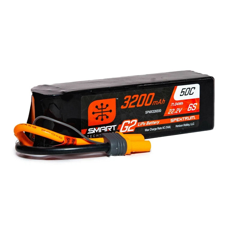 Spektrum 3200mAh 6S 22.2V Smart Battery G2 50C IC5 (SPMX326S50) Battery