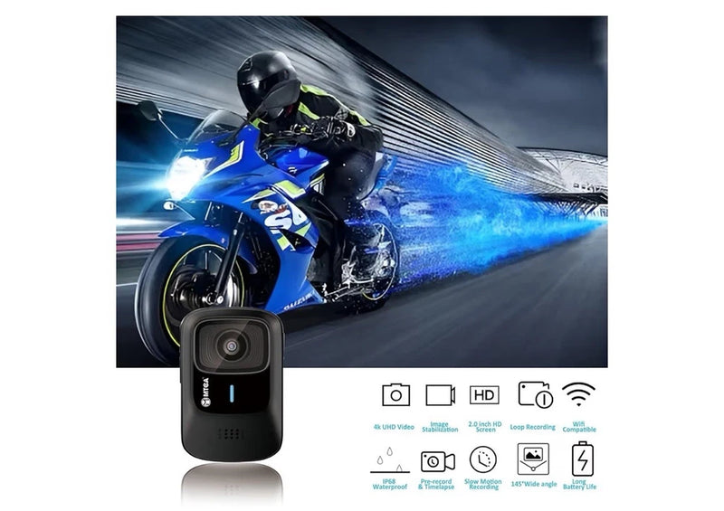 MTCA S2+ 4K Ultra HD Action Camera ?C 16MP, WiFi, Waterproof, Voice Control