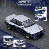 INNO 1:64 PANDEM E30 M3 Silver/Blue Diecast Model Car