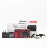 Panasonic LUMIX DMC TZ55 Red Compact Digital Camera 20x Zoom Boxed Kit