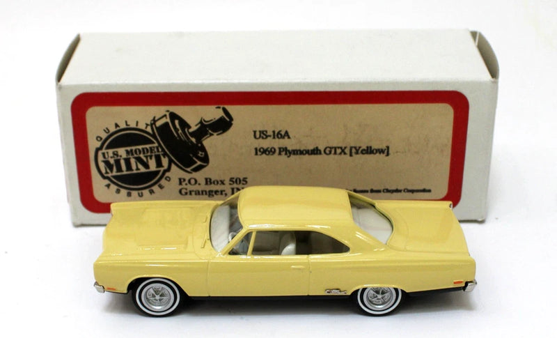 Brooklin US Model Mint 16A 1969 Plymouth GTX Yellow 1:43 Mint/ Box 1995