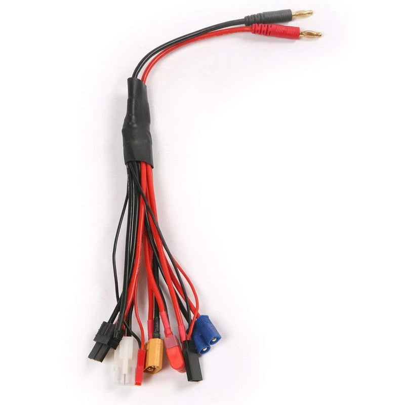 8 in 1 RC Lipo Banana Battery Plug Squid Charger Adapter Converter Cable by Converter