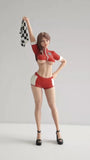 1/18 1/16 1/12 Miniatures Racing Car Girl Scene Figures Model For Cars Vehicles