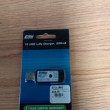E-flite 1S USB LiPo Charger 300mA for LiPo Batteries EFLC1008 Battery