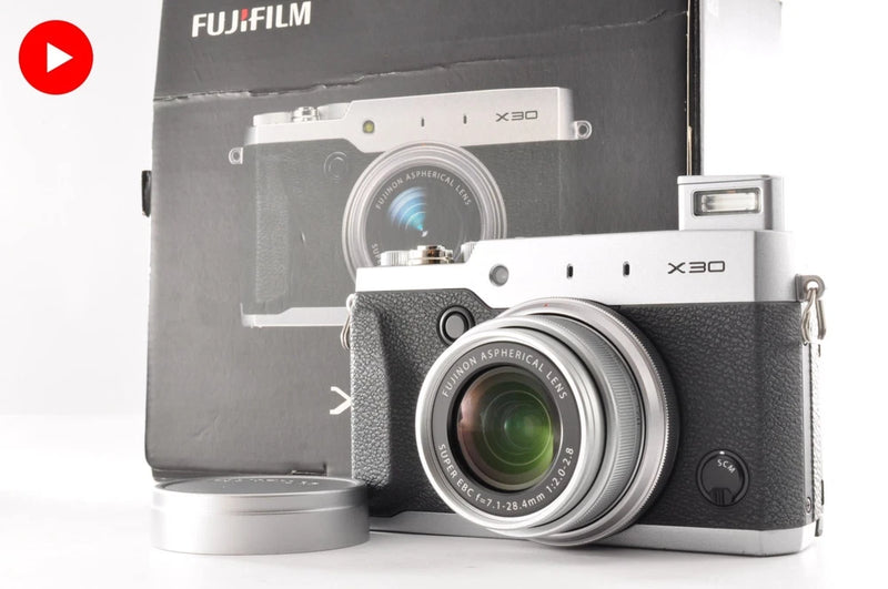[N Mint] FUJIFILM X30 Compact Digital Camera Silver From Japan #0888