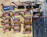 RC Drone Battery Lot & Charger - Thunder Power, Gaoneng, MaxAmps, Turnigy, HiTec Battery