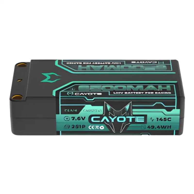 Cayote 652S145 6500mAh 2S1P LiPo Battery 145C 7.6V Hard Case CA-652S145 Battery