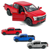 1/36 2022 F-150 Lightning Toy Car Model Diecast Toy Vehicle Light Sound Battery