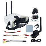 5.8G 2000mW Wireless Video Transmission System FPV TX RX 3 Inch FPV Goggles