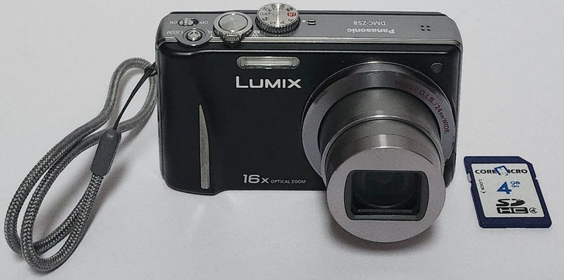 Panasonic LUMIX DMC-ZS8 14.1MP Digital Camera Black Tested W/ Battery & SD Card