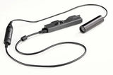 Helmet camcorder with cylindrical camera, lens, and attached cables