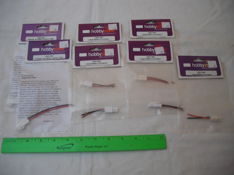 Lot of 7 HobbyZone HBZ1083 HBZ1081 Connector, Horizon Hobby, R/C Plane Airplane