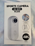 4K WiFi Mini Body Camera Waterproof 30M Magnetic Clip H.265 NEW w/Storage Case